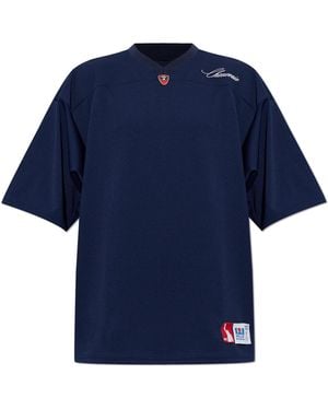 Willy Chavarria T-Shirt 'Os Willy' - Blue