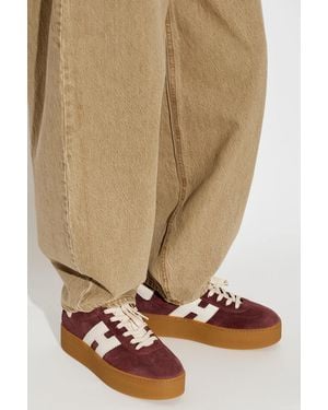 Hogan Sports Shoes On The 'Double Cool' Platform - Natural