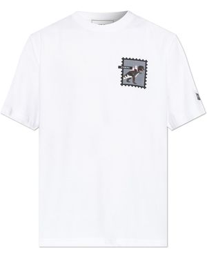 Iceberg T-Shirt With Colourful Print - White