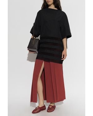Alaïa Skirt With Slits - Red