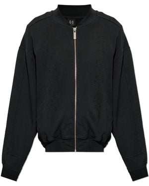 44 Label Group Bomber Sweatshirt - Black