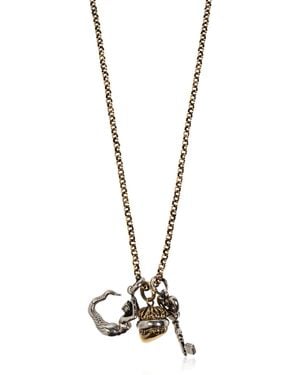 Etro Necklace With Pendants - Metallic