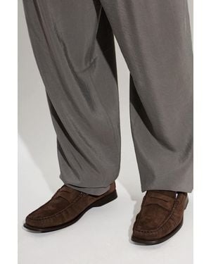 Tod's Suede Loafers - Gray