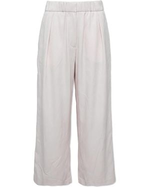 Jil Sander Wide-Leg Trousers - White