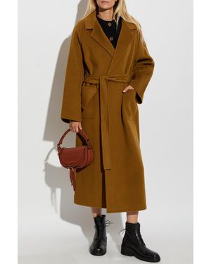 Arma Wool Coat 'Suza' - Brown