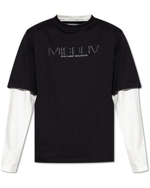 MISBHV T-shirt With Logo, - Black