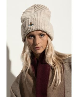 Vivienne Westwood Wool Beanie - Brown