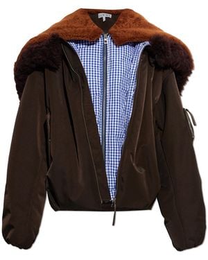 Loewe Insulated Hooded Jacket - Black