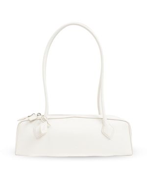 Alaïa Shoulder Bag 'La Teckel' - White