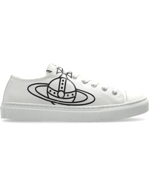 Vivienne Westwood Sport Shoes "Plimsoll Low Top" - White