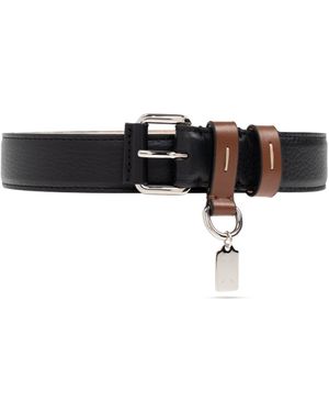 Maison Margiela Leather Belt - Black