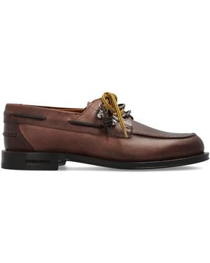 DSquared² Leather Shoes - Brown