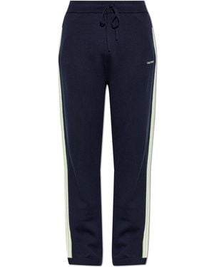 CASABLANCA Wool Trousers - Blue