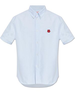 KENZO Shirt With Patch - Blue
