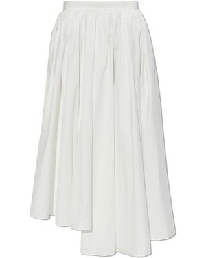 Self-Portrait Asymmetrical Skirt - White