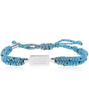 Balenciaga Bracelet With Logo - Blue