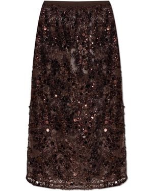 Baum und Pferdgarten Sequin Skirt "Shania" - Brown