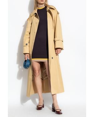 Fendi Dress With Stand-Up Collar - Purple