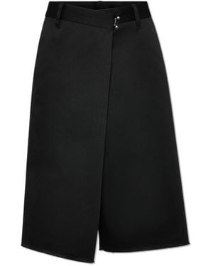 Maison Margiela Raw-Hem Shorts - Black