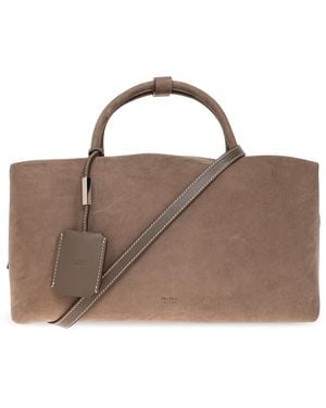 Max Mara Hand-Held Bag 'Holdallm' - Brown