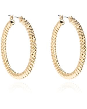 AllSaints Round Earrings - Metallic