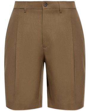 Golden Goose Cotton Shorts - Natural