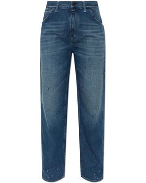 Maison Margiela Jeans With Vintage Effect - Blue