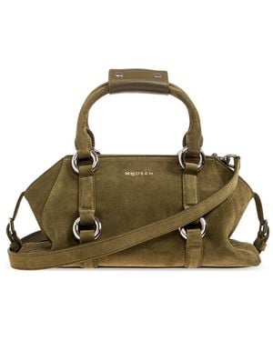 McQueen 'Farringdon Small' Handheld Bag - Green