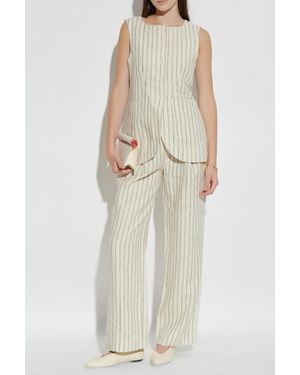 Posse Linen Pants "Mackenzie" - White