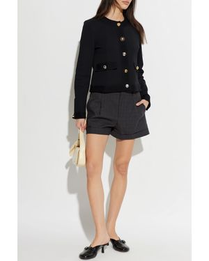 Moschino Shorts With Logo - Black
