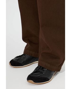 Lemaire Leather Sports Shoes - Brown
