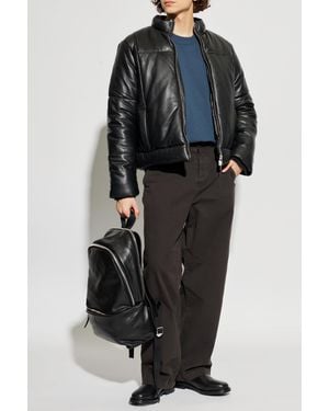 AllSaints "Furse" Leather Jacket - Black