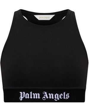 Palm Angels Top With Z Logo - Black