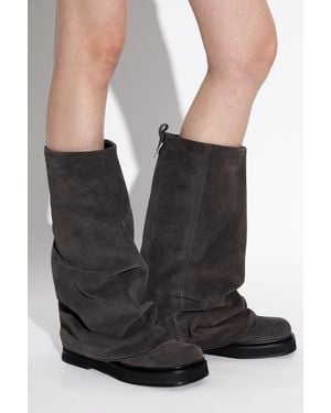 The Attico Platform Boots 'Robin' - Black