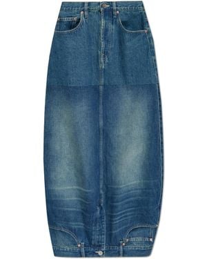 Vetements Denim Skirt - Blue