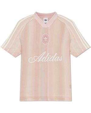 adidas Originals T-Shirt With Logo - Pink