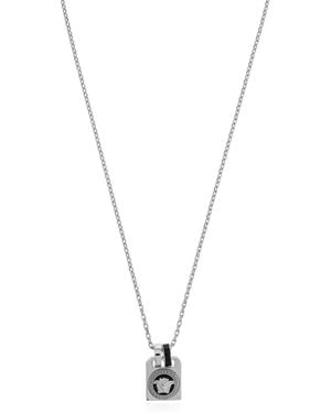 Versace Necklace With Medusa Head - Blue