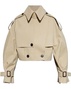 Givenchy Short Trench Coat - Natural