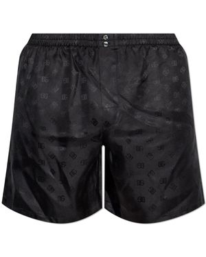 Dolce & Gabbana Silk Shorts - Black