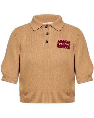 Marni Cashmere Top - Natural