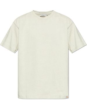 Carhartt T-shirt With Logo, - White