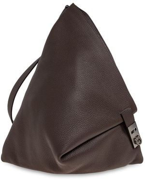 Ferragamo Leather One-Shoulder Backpack - Brown