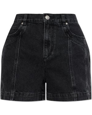 Isabel Marant 'Joely' Denim Shorts - Black