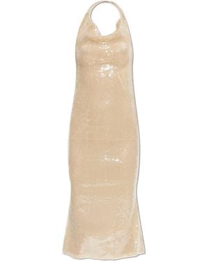 Oséree Sequin Dress - White