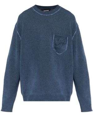 DSquared² Jumper With Pocket - Blue