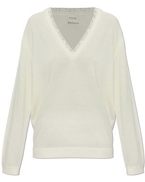 Posse Wool Sweater 'Primrose' - White