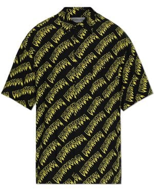 Balenciaga Patterned Shirt - Green