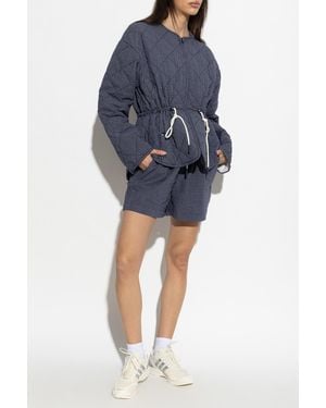 Rethinkit Studios Quilted Jacket With Check Pattern - Blue