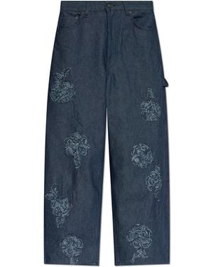 ROTATE BIRGER CHRISTENSEN Jeans With Logo - Blue
