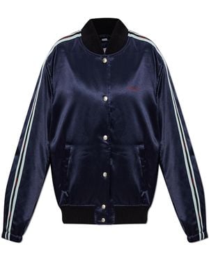 Off-White c/o Virgil Abloh Insulated 'Bomber' Jacket - Blue
